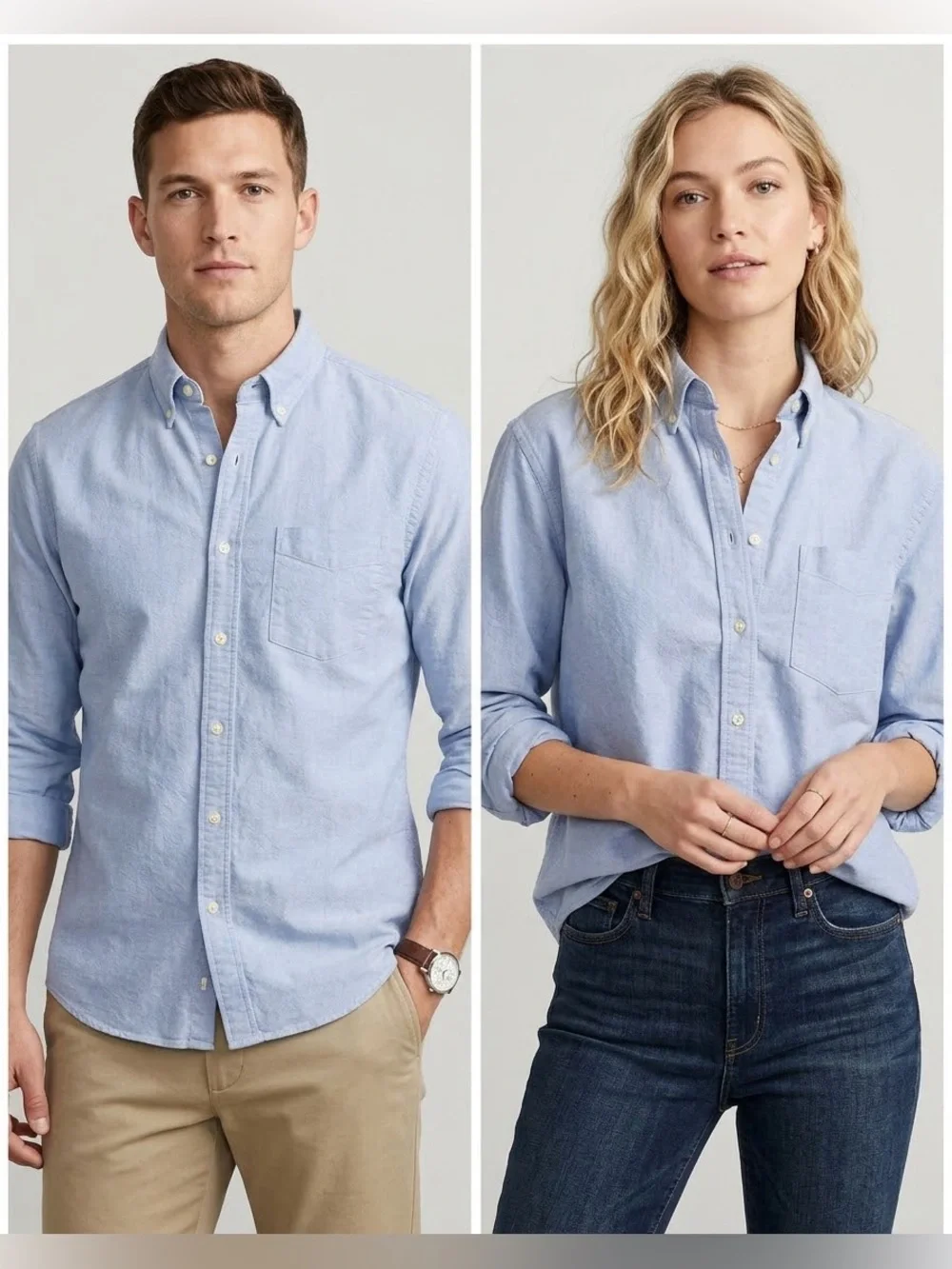 J. Crew Light Blue Casual Button-Down Shirt